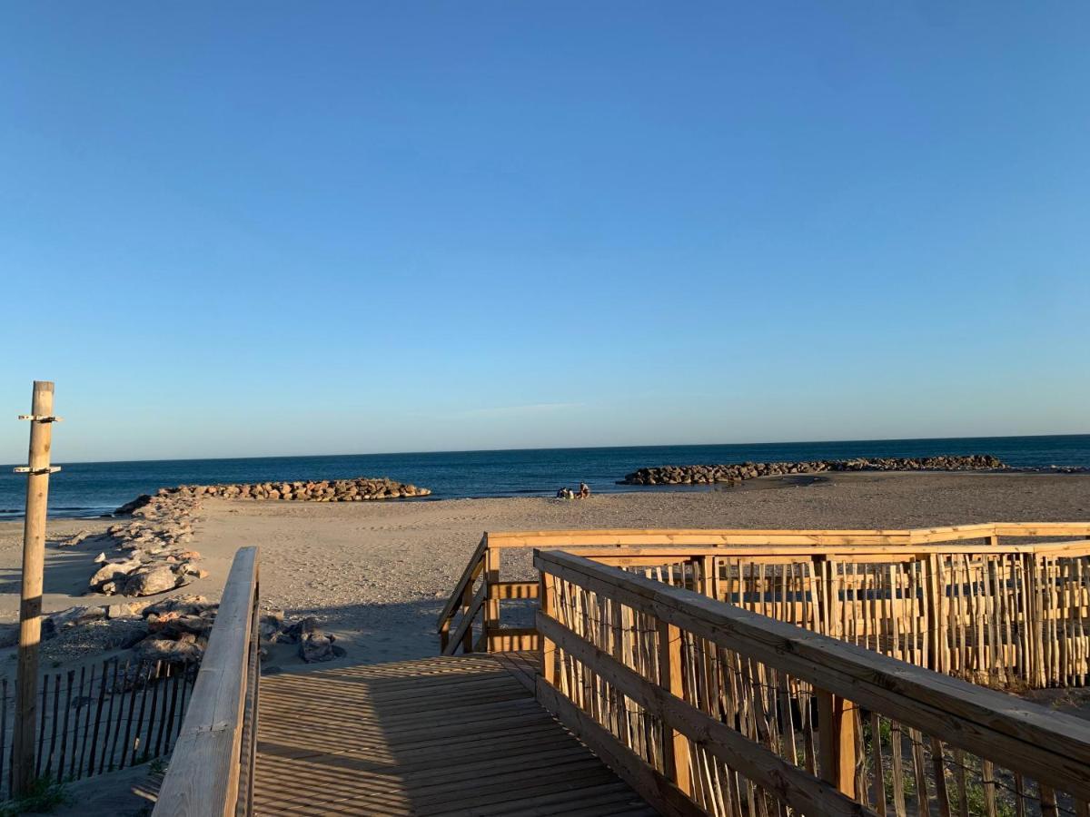 T2 Climatise - Rdc & Belle Terrasse A Frontignan Plage Bagian luar foto