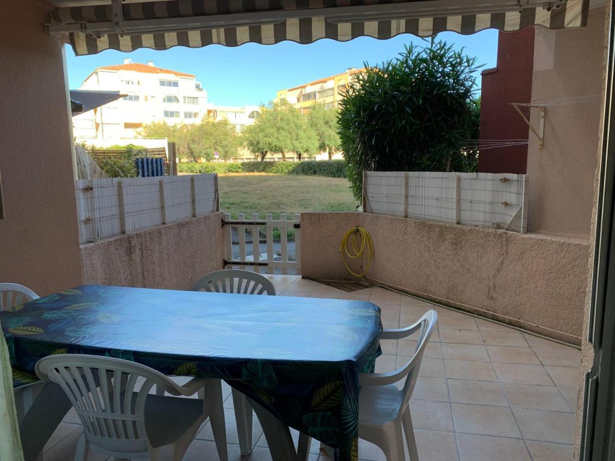 T2 Climatise - Rdc & Belle Terrasse A Frontignan Plage Bagian luar foto